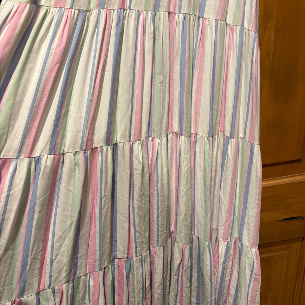 Chaser Brand Striped Halter Maxi Dress - Picture 6 of 6